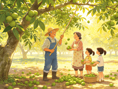 从枝头到舌尖，新鲜摘的坚果太上头-森林老爹坚果代工厂