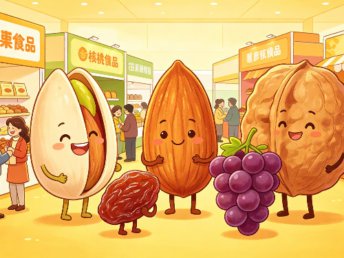 干果届“显眼包”集结！展会现场笑料与美味双在线-森林老爹坚果代工厂