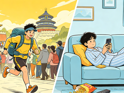 五一假期实录：当代年轻人的“两极式”放假-森林老爹坚果代工厂