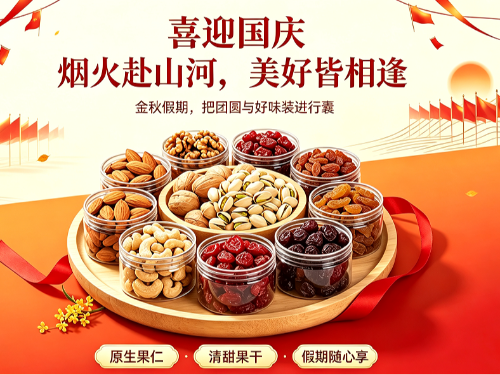 喜迎国庆，烟火赴山河，美好皆相逢-森林老爹坚果代工厂